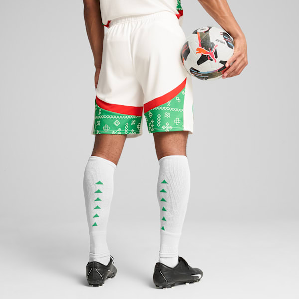 Morocco 2025 Shorts Men, PUMA White-Fast Green-PUMA Red, extralarge