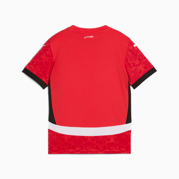 Egypt 2025 Home Jersey Youth, PUMA Red-PUMA Black, extralarge