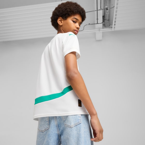 Senegal 2025 Home Jersey Youth, PUMA White-Sport Green, extralarge-GBR