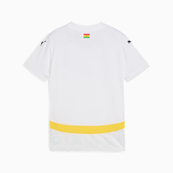 Ghana 2025 Home Jersey Youth, PUMA White-Pelé Yellow, extralarge-GBR