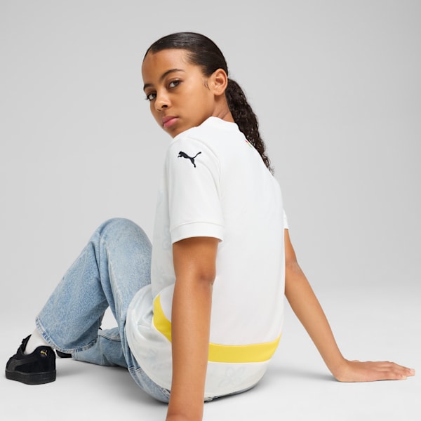 Ghana 2025 Home Jersey Youth, PUMA White-Pelé Yellow, extralarge-GBR