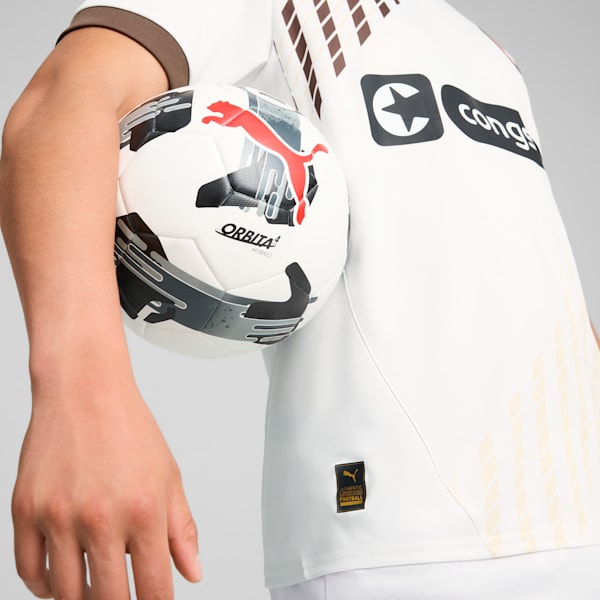 FC St. Pauli 24/25 Away Jersey Men, PUMA White-Espresso Brown, extralarge