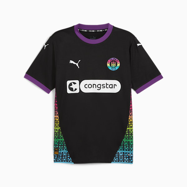 FC St. Pauli 24/25 Third Jersey Men, PUMA Black-PUMA White, extralarge