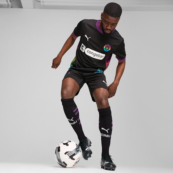 FC St. Pauli 24/25 Third Jersey Men, PUMA Black-PUMA White, extralarge