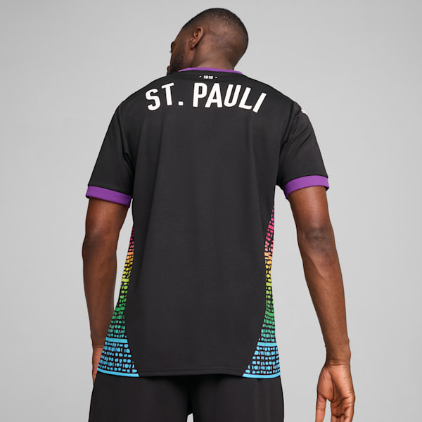 FC St. Pauli 24/25 Third Jersey Men, PUMA Black-PUMA White, extralarge