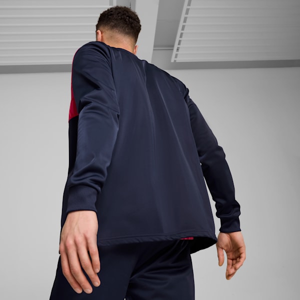 C.D. Guadalajara ftblCULTURE+ Men's Track Jacket, PUMA Navy-PUMA Red, extralarge