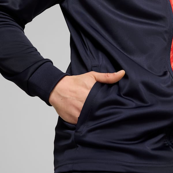 C.D. Guadalajara ftblCULTURE+ Men's Track Jacket, PUMA Navy-PUMA Red, extralarge