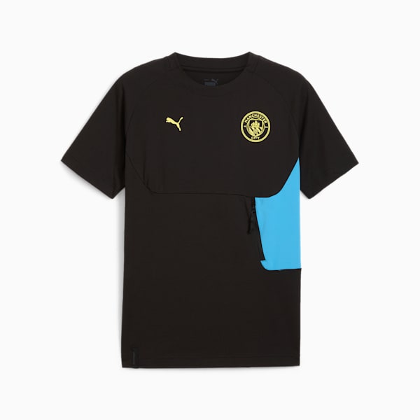 Manchester City PUMATECH Pocket Tee, PUMA Black-Magic Blue, extralarge-GBR