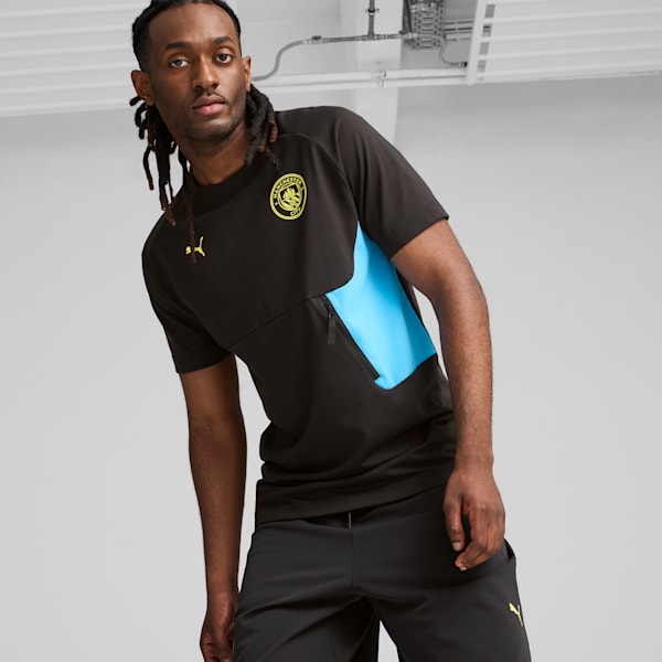 Manchester City PUMATECH Pocket Tee, PUMA Black-Magic Blue, extralarge-GBR