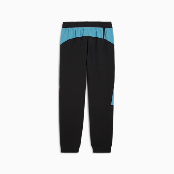 Manchester City PUMATECH Woven Track Pants Men, PUMA Black-Magic Blue, extralarge-GBR