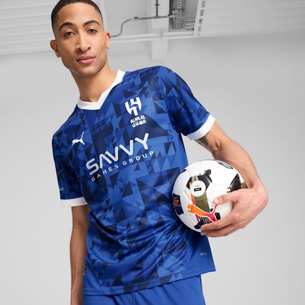 Al Hilal Saudi F.C. 24/25 Home Men's Football Jersey, Blue Intense-PUMA White, extralarge-IND