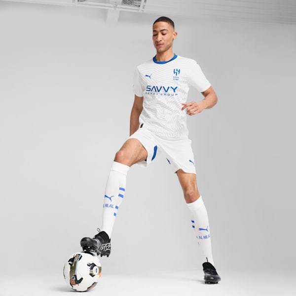 Al Hilal Saudi F.C. 24/25 Away Men's Football Jersey, PUMA White-Blue Intense, extralarge-IND