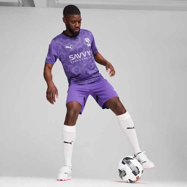 Al Hilal Saudi F.C. 24/25 Third Men's Football Jersey, Team Violet-PUMA Black, extralarge-IND