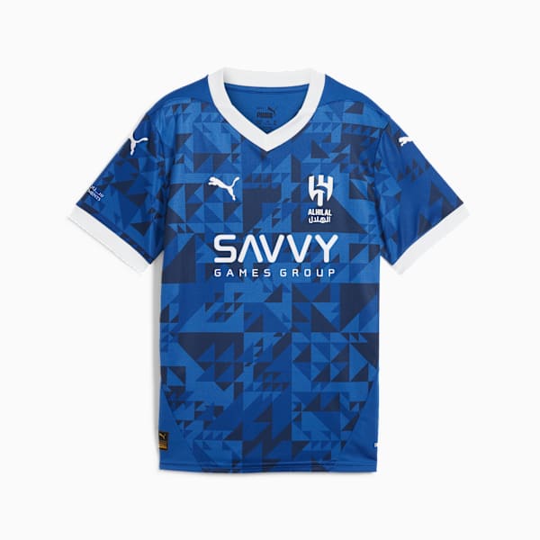 Al-Hilal SFC 24/25 Home Replica Jersey Youth, Blue Intense-PUMA White, extralarge