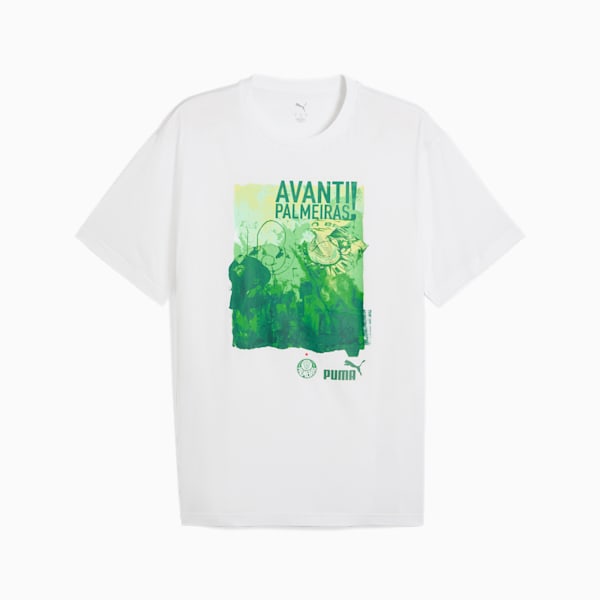 SE Palmerias ftblNRGY+ Men's Tee, PUMA White-Sport Green, extralarge