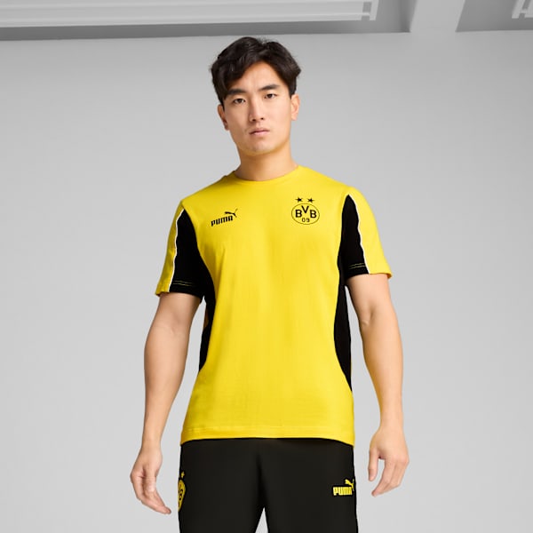 Playera para hombre Borussia Dortmund ftblARCHIVE, Faster Yellow-PUMA Black, extralarge