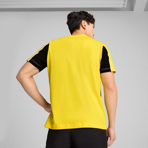 Borussia Dortmund ftblARCHIVE Men's Tee, Faster Yellow-PUMA Black, extralarge