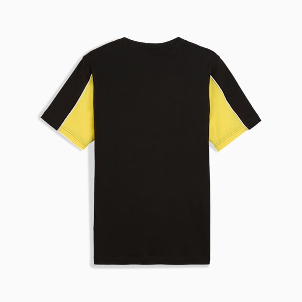 Borussia Dortmund ftblARCHIVE Men's Tee, PUMA Black-Faster Yellow, extralarge