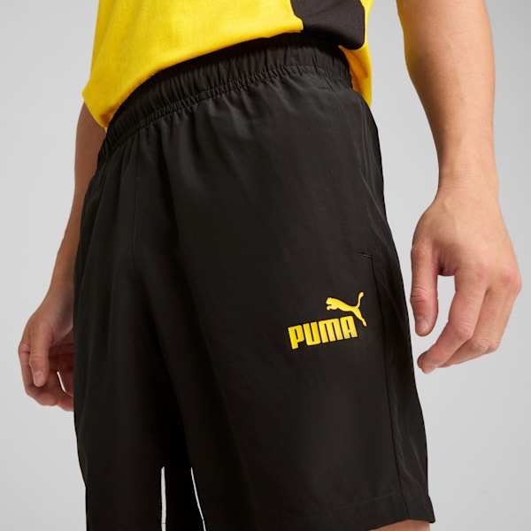 Borussia Dortmund ftblARCHIVE Men's Shorts, PUMA Black-Faster Yellow, extralarge