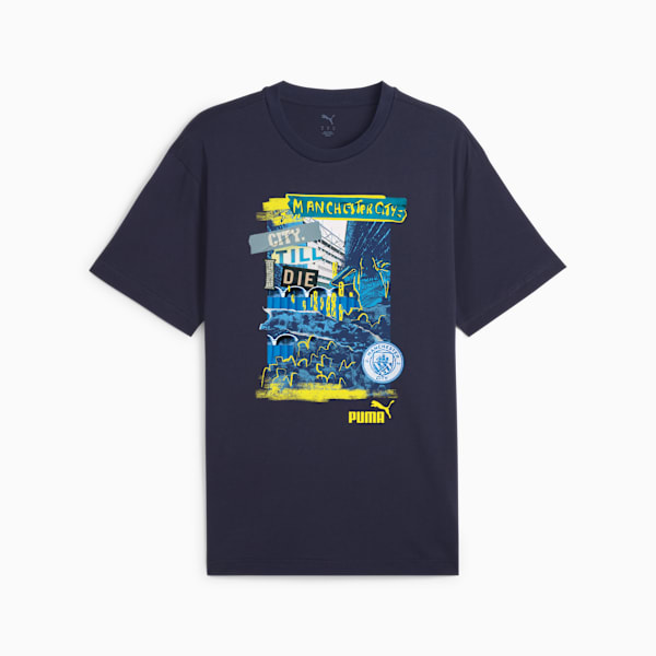 Manchester City ftblNRGY+ Men's Tee, PUMA Navy, extralarge