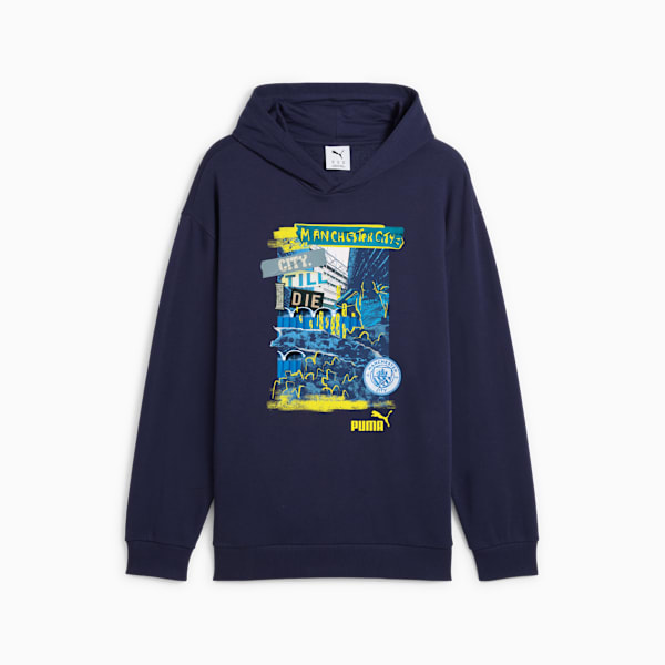 Manchester City ftblNRGY+ Men's Relaxed Fit Football Hoodie, New Navy, extralarge-IND