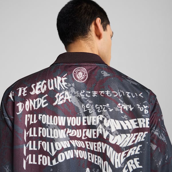 Manchester City ftblNRGY+ Men's Retro Jersey, Dark Rosette-Galactic Gray, extralarge