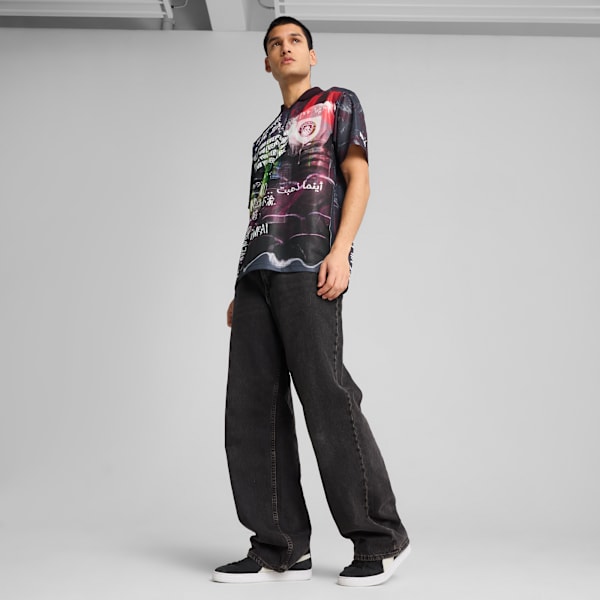 Manchester City ftblNRGY+ Men's Retro Jersey, Dark Rosette-Galactic Gray, extralarge