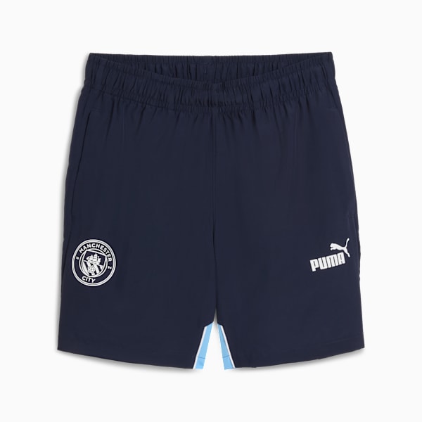 メンズ マンチェスターシティ FC FTBLARCHIVE ショーツ, PUMA Navy-Team Light Blue, extralarge-JPN