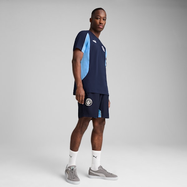 Manchester City ftblARCHIVE Men's Shorts, PUMA Navy-Team Light Blue, extralarge