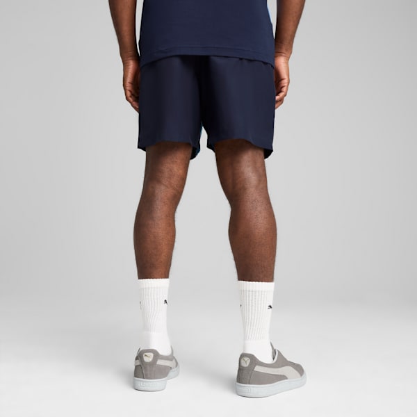 Manchester City ftblARCHIVE Men's Shorts, PUMA Navy-Team Light Blue, extralarge