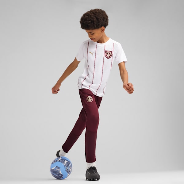 Manchester City Pre-match Jersey Youth, PUMA White-Dark Jasper, extralarge-GBR