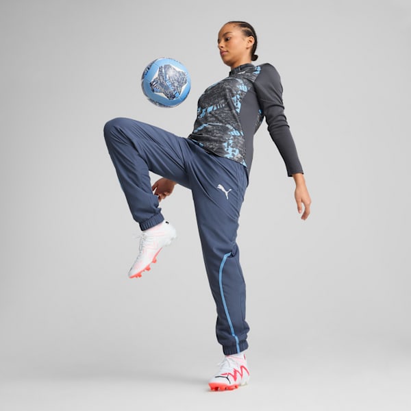 Manchester City Pre-match 1/4 Zip Top Women, Strong Gray-Cool Light Gray, extralarge-GBR