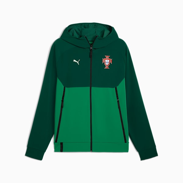 メンズ サッカー ポルトガル代表 プーマテック ウーブン トラック ジャケット, Green Lagoon-Botanic Green, extralarge-JPN
