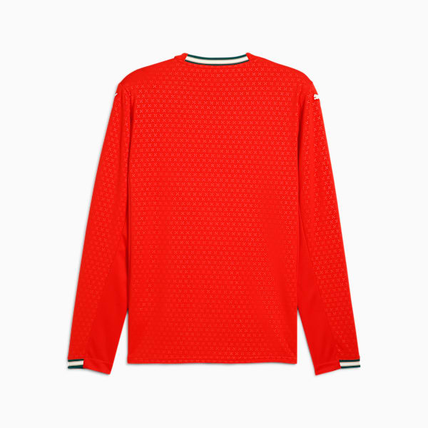Portugal '25 Home Replica Men's Long-Sleeve Jersey, Sport Red-Sugared Almond, extralarge