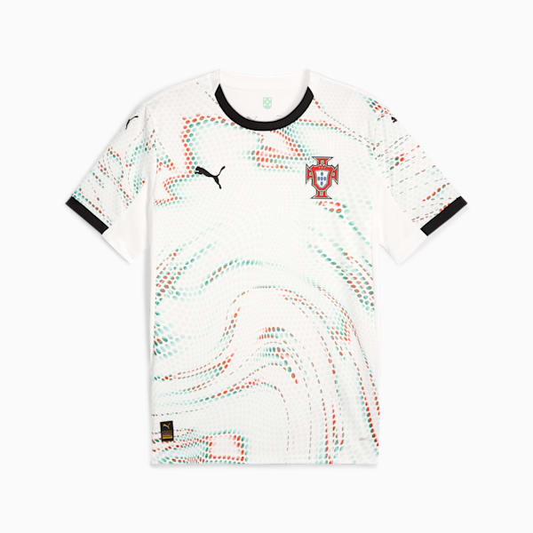 メンズ サッカー ポルトガル代表 アウェイ レプリカ 半袖 ユニフォーム, PUMA White-PUMA Black, extralarge-JPN