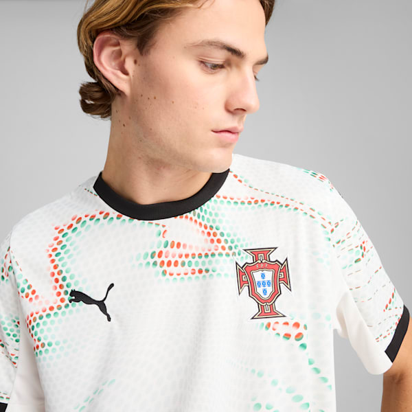 メンズ サッカー ポルトガル代表 アウェイ レプリカ 半袖 ユニフォーム, PUMA White-PUMA Black, extralarge-JPN