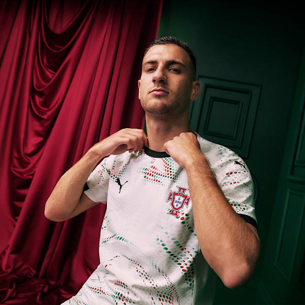 Portugal 2025 Men's Football Away Jersey, PUMA White-PUMA Black, extralarge-IND