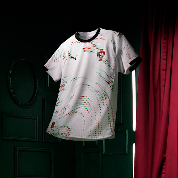 Portugal 2025 Away Jersey Youth, PUMA White-PUMA Black, extralarge-GBR