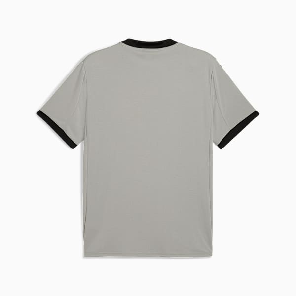 Portugal '25 Goalkeeper Men's Short Sleeve Jersey, Smokey Gray-PUMA Black, extralarge