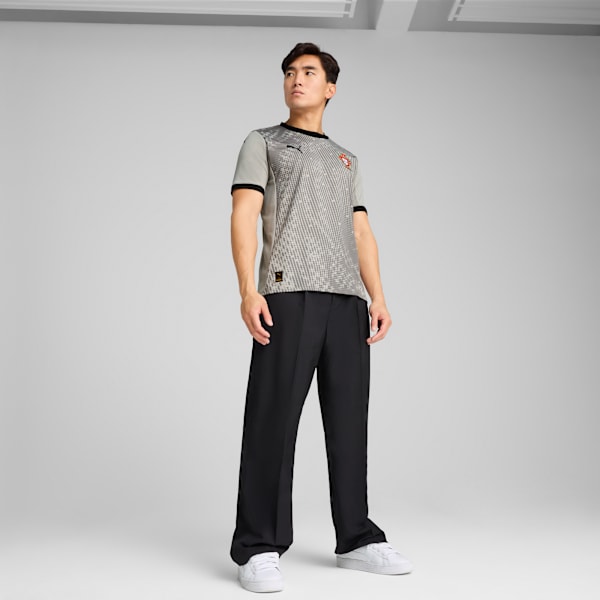 Portugal '25 Goalkeeper Men's Short Sleeve Jersey, Smokey Gray-PUMA Black, extralarge