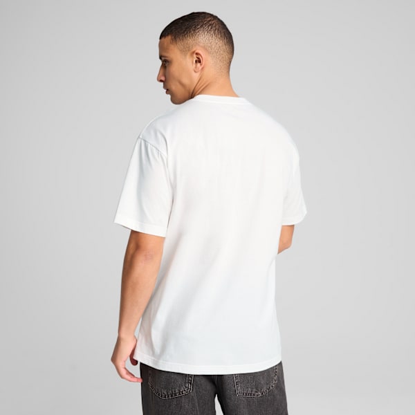 メンズ オリンピック マルセイユ FTBLNRGY+ 半袖 Tシャツ, PUMA White-PUMA Navy, extralarge-JPN