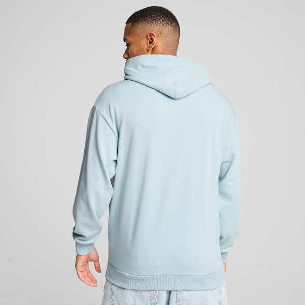 メンズ オリンピック マルセイユ FTBLNRGY+ フーディ, Frosted Dew-PUMA Navy, extralarge-JPN