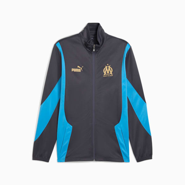 メンズ オリンピック マルセイユ FTBLNRGY+ ジャケット, Galactic Gray-Puma Team Gold, extralarge-JPN