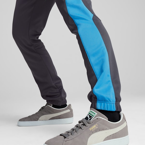 メンズ オリンピック マルセイユ FTBLNRGY+ パンツ, Galactic Gray-Puma Team Gold, extralarge-JPN
