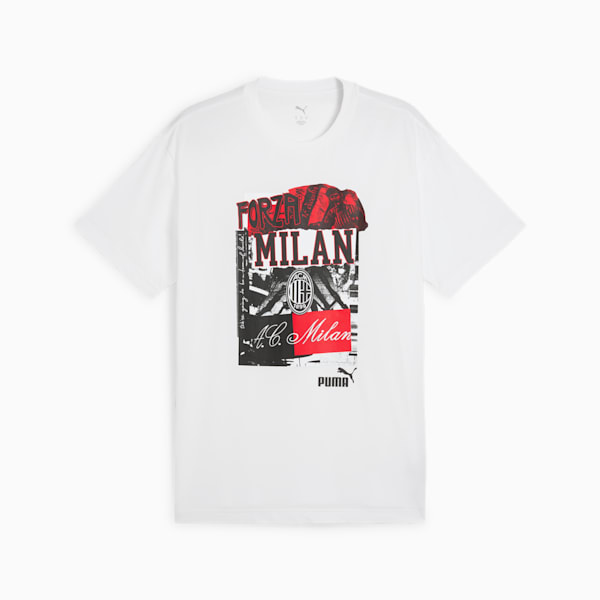 メンズ ACミラン FTBLNRGY+ 半袖 Tシャツ, PUMA White-PUMA Black, extralarge-JPN