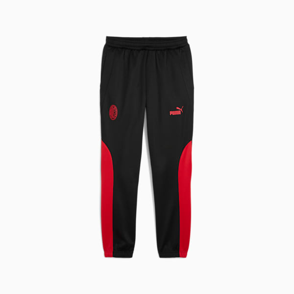 Pantalones AC Milan ftblNRGY+ para hombre, PUMA Black-For All Time Red, extralarge