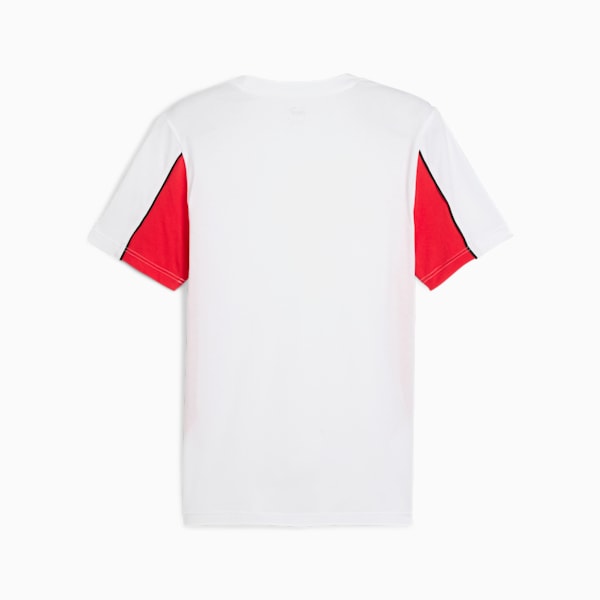 AC Milan ftblARCHIVE Men's Tee, PUMA White-For All Time Red, extralarge
