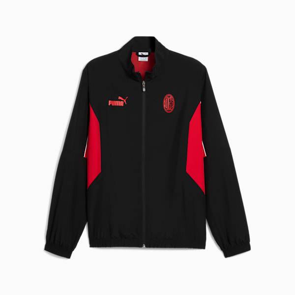 AC Milan ftblARCHIVE Men's Jacket, PUMA Black-For All Time Red, extralarge