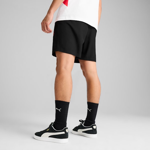 AC Milan ftblARCHIVE Men's Shorts, PUMA Black-For All Time Red, extralarge