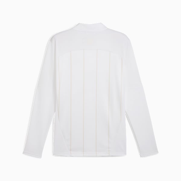 メンズ ACミラン プレマッチ クォータージップ トップ, PUMA White-Putty, extralarge-JPN